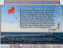 Tablet Screenshot of hatterasparasail.com